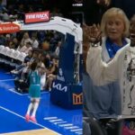 Cason Wallace hits most insane shot over backboard while falling out of bounds 🤯