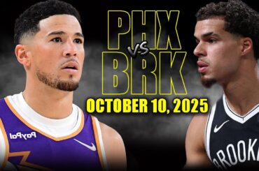 Phoenix Suns vs Brooklyn Nets Full Game Highlights - October 10, 2025 | NBA Preseason
