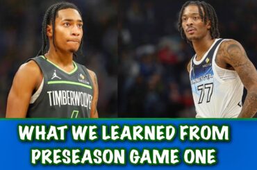 Could Bones Hyland Have A True Role With The Timberwolves? Preseason Game One Takeaways
