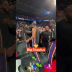 Shaq in the house and showing the guys love 🤝 #shorts