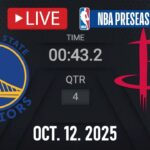 NBA LIVE! Golden State Warriors vs Houston Rockets LIVE | NBA PRESEASON | Oct. 12, 2025 | 2K26