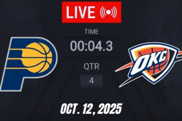 NBA LIVE! Oklahoma City Thunder vs Indiana Pacers I NBA 2K26 October 12, 2025