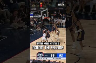 Tanner drains the triple against the Pelicans 🎯💢  #nba