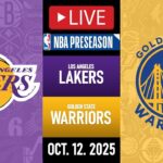 Los Angeles Lakers vs Golden State Warriors LIVE | October 12, 2025 | NBA PRESEASON 2K26