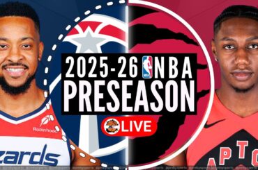 Washington Wizards vs Toronto Raptors NBA Preseason Live Scoreboard