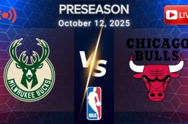 OCTOBER 12, 2025 | BUCKS VS BULLS | NBA PRESEASON | INTENSE LIVE FULL GAME MATCHUP | NBA 2K26