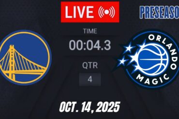 NBA LIVE! Golden State Warriors vs Orlando Magic | October 14, 2025 | Warriors vs Magic | 2K