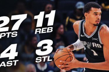 Victor Wembanyama STUFFED THE STAT SHEET vs Pacers | October 13, 2025