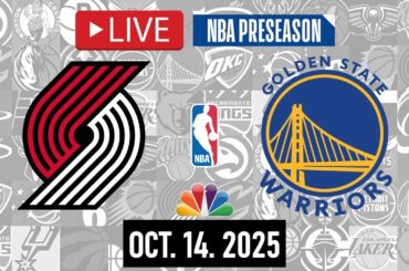 NBA LIVE! Golden State Warriors vs Portland Trail Blazers LIVE | NBA PRESEASON | Oct. 14, 2025