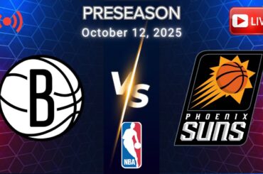 OCTOBER 12, 2025 | NETS VS SUNS | NBA PRESEASON | INTENSE LIVE FULL GAME MATCHUP | NBA 2K26