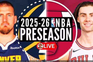 Denver Nuggets vs Chicago Bulls NBA Preseason Live Scoreboard