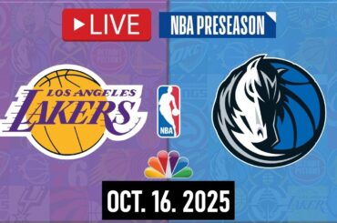 NBA LIVE! Los Angeles Lakers vs Dallas Mavericks LIVE | NBA PRESEASON | Oct. 16, 2025 | 2K26