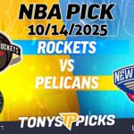 Rockets vs. Pelicans NBA Betting Odds & Picks, 10/14/25 | Night Moves Show