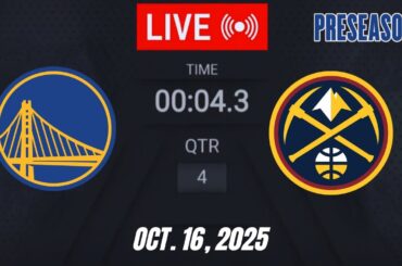 NBA LIVE! Denver Nuggets vs Golden State Warriors October 16, 2025 Full Gameplay 2K26 Preseason