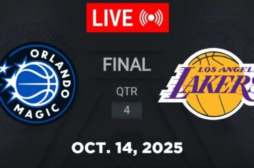 NBA LIVE! Los Angeles Lakers vs Orlando Magic October 14, 2025 | 2025 NBA Season Live 2K