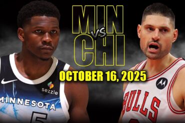 Minnesota Timberwolves vs Chicago Bulls Full Game Highlights - October 16, 2025 | NBA Preseason
