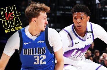 Dallas Mavericks vs Utah Jazz Full Game Highlights | Oct 13, 2025 | FreeDawkins