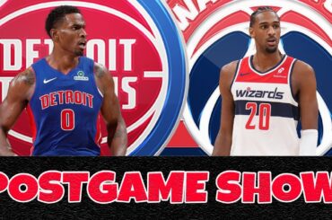 Detroit Pistons vs Washington Wizards Postgame Show