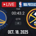 NBA LIVE! Golden State Warriors vs Denver Nuggets | NBA PRESEASON | Oct. 18, 2025 | 2K26