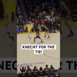 Dalton Knecht ties the game with a triple!