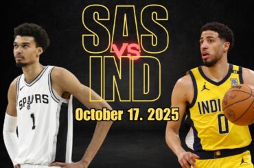 San Antonio Spurs vs Indiana Pacers Full Game Highlights   October 17, 2025   NBA Preseason
