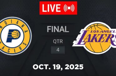 NBA LIVE! Los Angeles Lakers vs Indiana Pacers October 19, 2025 | 2025 NBA Season Live 2K