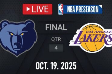 Los Angeles Lakers vs Memphis Grizzlies LIVE | October 19, 2025 | NBA PRESEASON | NBA 2K26