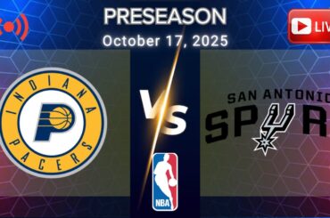 OCTOBER 17, 2025 | PACERS VS SPURS | NBA PRESEASON | INTENSE LIVE FULL GAME MATCHUP | NBA 2K26