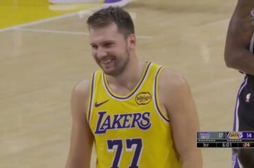 Beef - Luka Doncic vs Dennis Schröder in the middle of LA Lakers : Sacramento Kings Preseason