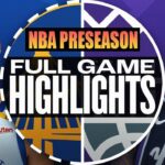 Golden State Warriors vs Sacramento Kings Full Game Highlights - OCT 19, 2025 | NBA Preseason