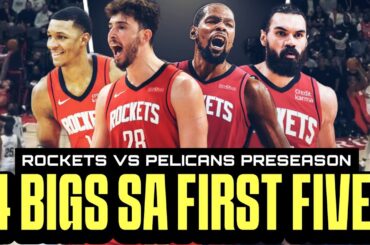 Grabe SINAGAD na! TALLEST FIRST FIVE ginawa na ng Rockets! Amen Thompson at Alvarado nagrambol pa!