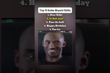 Top 5 Kobe Bryant Edits 🥹🎈 #nba #basketball