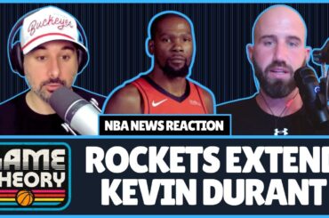 Kevin Durant EXTENDS (2-yrs, $90-million) with Houston Rockets! (REACTION) | NBA News Reaction