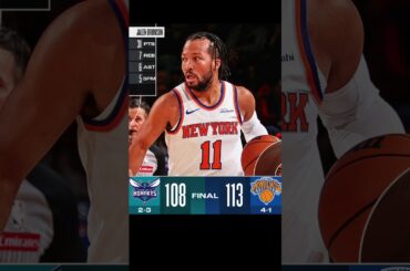 Charlotte Hornets versus New York Knicks game score ￼