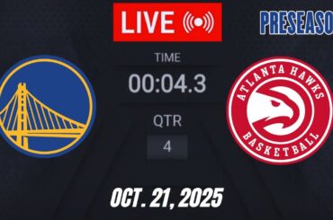 NBA LIVE! Golden State Warriors vs Atlanta Hawks | October 21, 2025 | Warriors vs Hawks | 2K
