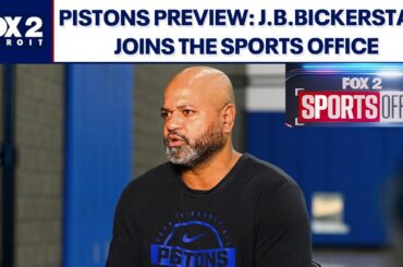Pistons Preview: Coach J.B. Bickerstaff visits ahead of NBA home opener