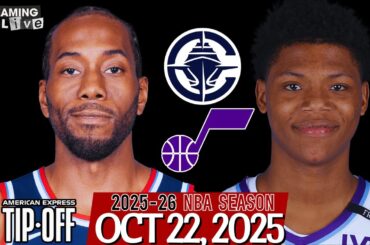 Kawhi Leonard vs Ace Bailey NBA DEBUT! | Los Angeles Clippers vs Utah Jazz NBA Tip-Off Live Stream