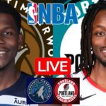 LIVE: MINNESOTA TIMBERWOLVES vs PORTLAND TRAIL BLAZERS | NBA | PLAY BY PLAY | SCOREBOARD