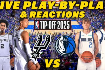 San Antonio Spurs vs Dallas Mavericks | Live Play-By-Play & Reactions