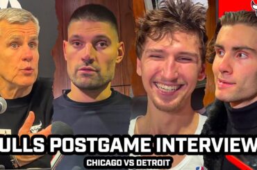 BULLS LOCKER ROOM: ‘Next Man Up’ Chicago Bulls Top Pistons in Season Opener