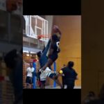 What the f**k was that 😱 #basketball #europe #dunk #viral #shorts