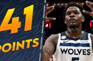 Anthony Edwards DAGGER! 41 PTS Full Highlights vs Blazers 🔥