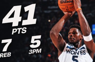 Anthony Edwards MADE A STATEMENT vs Blazers | October 22, 2025