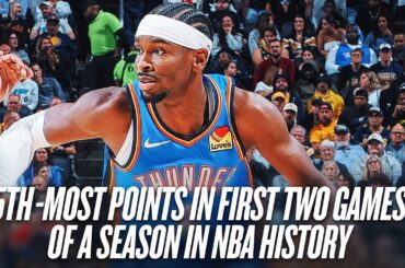 SGA's HISTORIC 90 PTS in First Two Games Of The Season | October 23, 2025