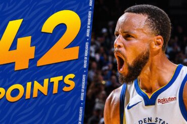 Steph Curry is UNREAL! 😱 Drops 42 POINTS vs Nuggets 🔥