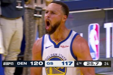 Final 1:36 INSANE ENDING Warriors vs Nuggets | October 23, 2025