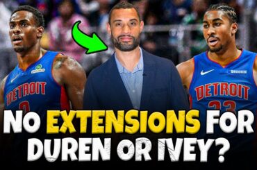 Why Aren't The Pistons Extending Jaden Ivey and Jalen Duren?