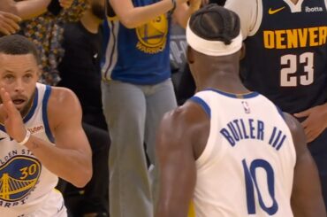 Steph Curry wanted Jimmy Butler to hit the Night Night after dagger 3 vs Nuggets 😂