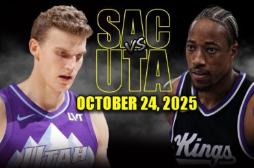 Sacramento Kings vs Utah Jazz Full Game Highlights - October 24, 2025 | NBA Season