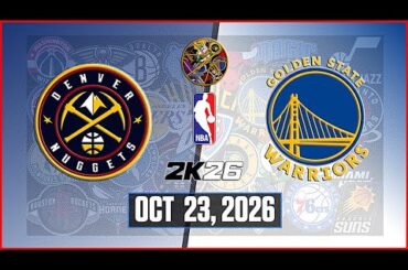 Denver NUGGETS  vs  Golden State WARRIORS  | NBA Full Game Highlights  |  NBA 2K26 |